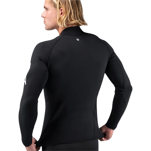 2026 Zhik Mens Microfleece Neoprene Wetsuit Top DTP-0530-BLK - Black